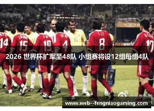 2026 世界杯扩军至48队 小组赛将设12组每组4队