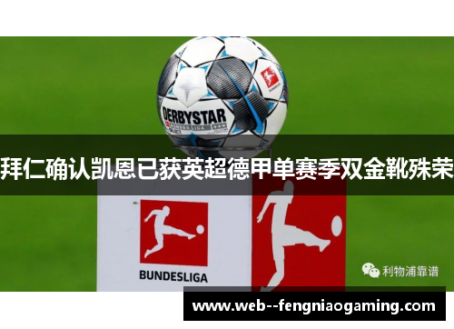 拜仁确认凯恩已获英超德甲单赛季双金靴殊荣